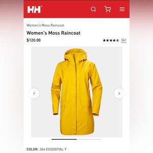 Helly Hansen Waterproof Moss Raincoat